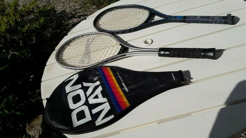 Ancienne Raquette de tennis en bois Slazenger vintage bon état