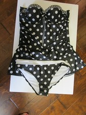 Women Size Swimsuit Push Up Padded Tankini Swimwear Bathing Suit Size XXXL 16 