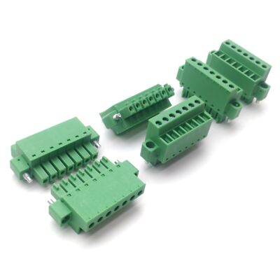 Lot of 6 Phoenix Contact MC 1,5/ 7-STF-3,81 PCB Connector 7-Pole 3.81mm Pitch