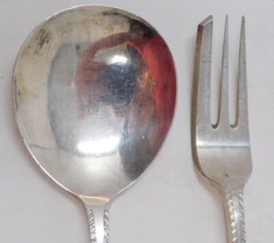 Van Kempen Fish fork & Soup Spoon Dutch 1906 No Mono 72gr Sterling