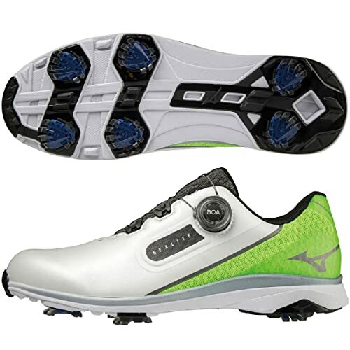 Кроссовки для гольфа MIZUNO NEXLITE SL BOA WIDE 51GM2215 White Lime US926 см 28990₽