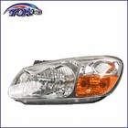 Headlamp Assembly For 2007-2009 Kia Spectra Left Clear Lens With Halogen Bulb