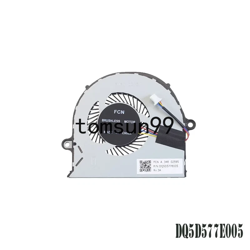 Laptop CPU Cooling Fan P/N: DQ5D577E005 DC5V 4-Pin For Fujitsu WA1 F3 FMVWF3A155 - Image 2 of 2