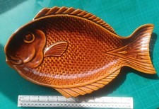 Dart Pottery fish plate