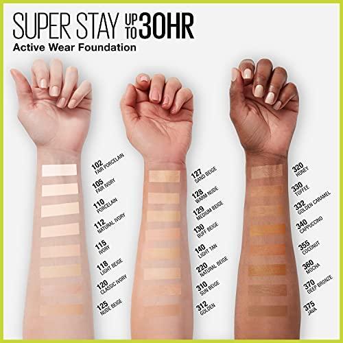 Maybelline Super Stay Full Coverage Liquid Foundation Makeup Light 
