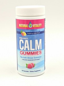 Natural Vitality CALM Anti-Stress 120 ct Gummies Raspberry ...
