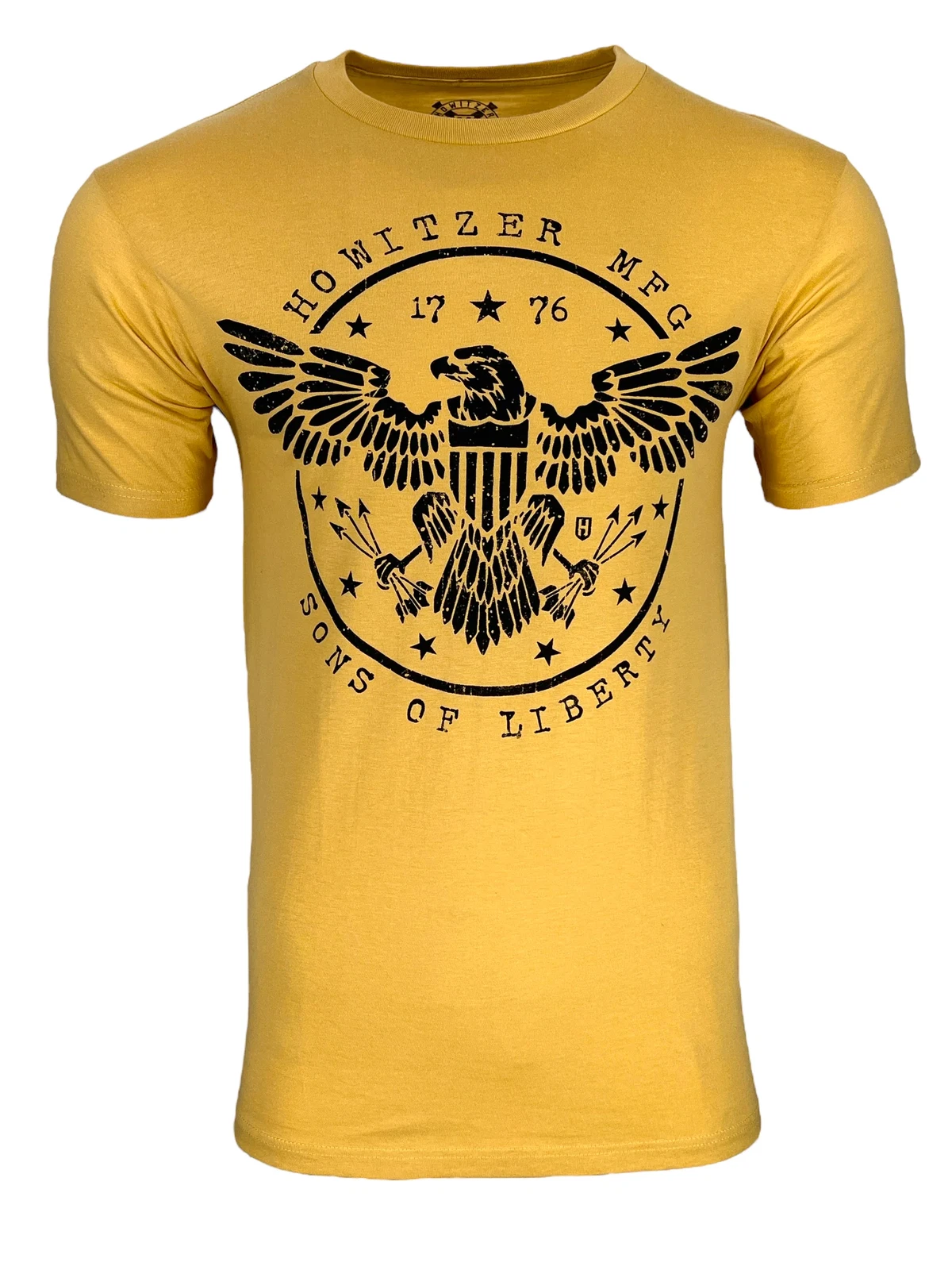 Howitzer Style Men's T-Shirt Liberty Eagles Military Grunt