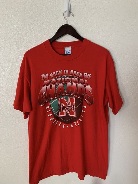 Vintage Nebraska Huskers 94-95 Graphic T-Shirt | eBay
