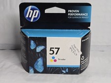 Genuine HP 57 Tri Color Ink Cartridge OEM Exp 10/2016 New Sealed
