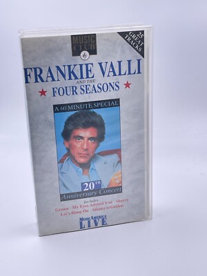 FRANKIE VALLI VHS 20th Anniversary Concert *RAR* zustand sehr gut