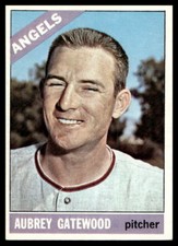 1966 Topps #42 Aubrey Gatewood  California Angels EX-EXMINT