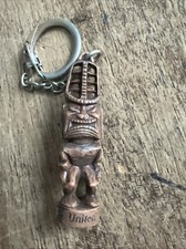 Vintage United Airlines Tiki Keychain Promotion  #HB6