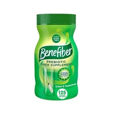Benefiber Daily Prebiotic Fiber Supplement Unflavored 125 Servings 17.6Oz