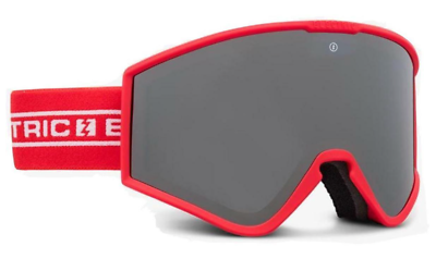 NEW Electric Kleveland Snow Ski Goggles-Red Tape-Brose Silver