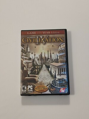 Sid Meier's Civilization IV PC Game w/ manual