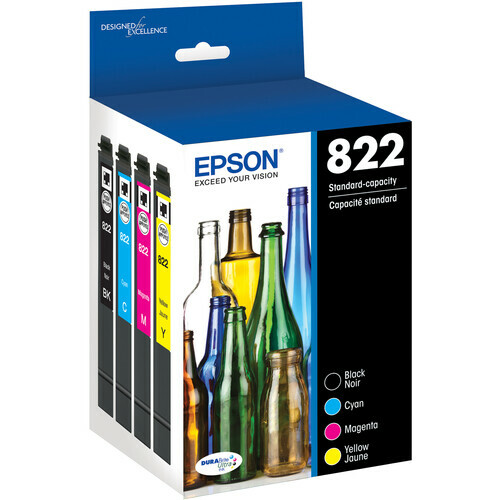 T822 Epson Genuine 822 Ink Cartridge for WorkForce Pro WF-3820