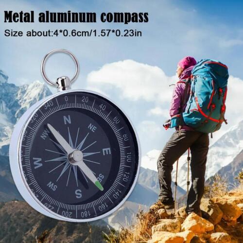 Portable Pocket Compass Hiking Scouts Walking Camping Guides AID Survival G2Q1 - Zdjęcie 1 z 15