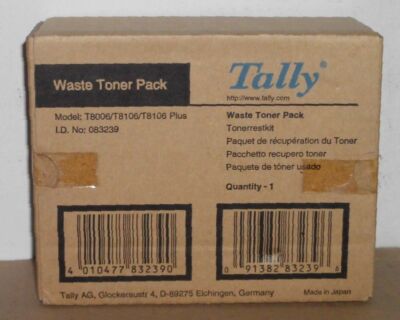 Tally 083239 Waste Toner Pack Resttonerbehälter für  T8006 T8106 plus   OVP B