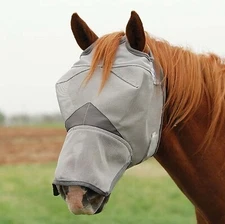Cashel Crusader Fly Mask with Long Nose
