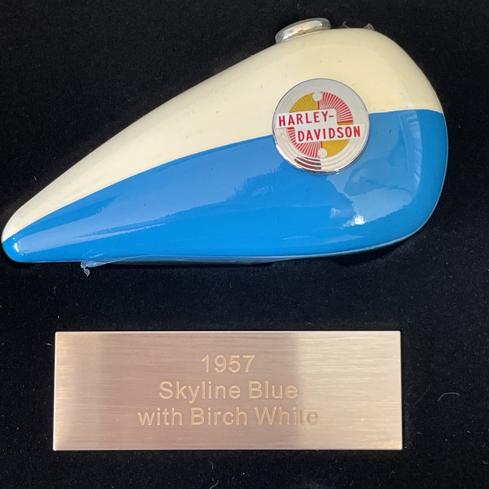 HarleyDavidson 2006 Mini Gas Tank Ornament Set Shadow Box NIB eBay