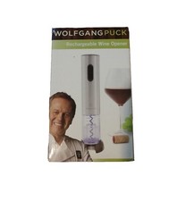 NWT Wolfgang Puck Electric Wine Opener Rechar...