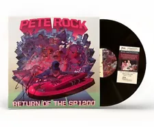 PETE ROCK SIGNED RETURN OF THE SP1200 VINYL LP RECORD AUTOGRAPHED w/JSA COA!