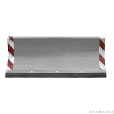 Räumschild Grau 100x40cm universal Einachser Rasentraktor Reflektor Schneeschild
