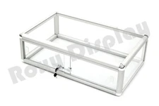 Glass Countertop Display Case Store Fixture Showcase with front lock #SC-KDFLAT