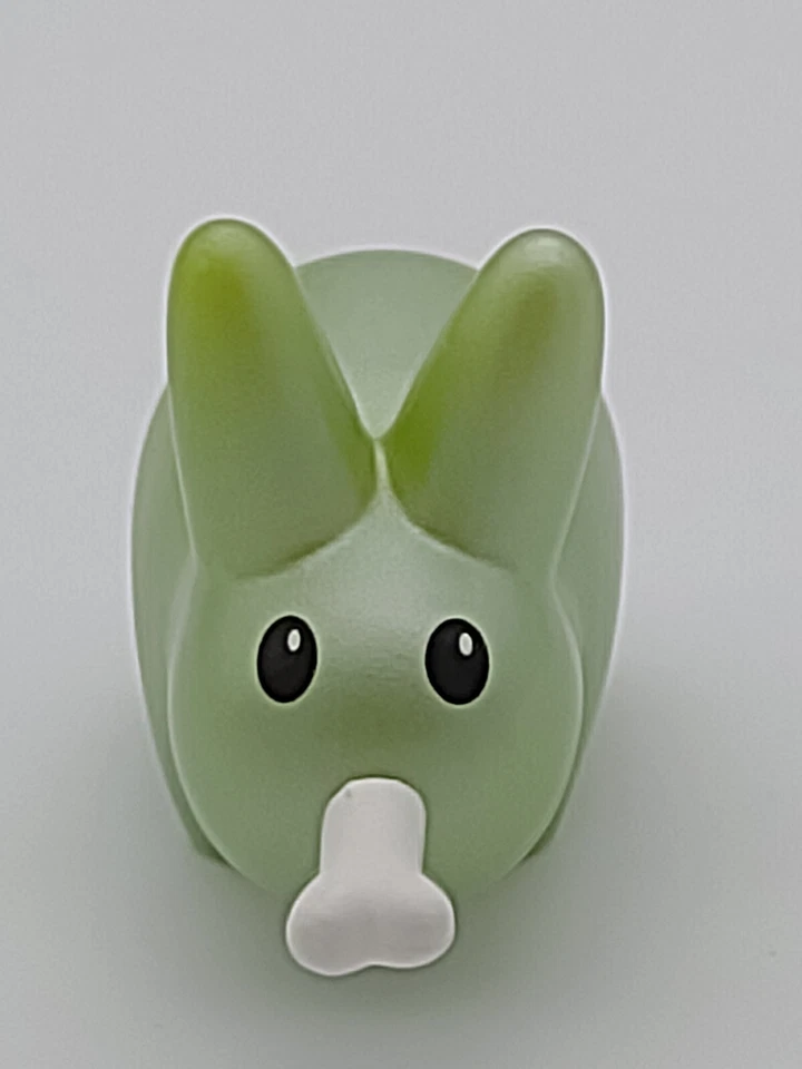 Kidrobot Happy Labbit Shiny Green Bone 1.3" Vinyl Figure Mini Series Frank Kozik - Image 3 of 4