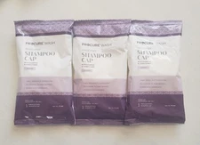 3 ProCure Wash Rinse-Free Shampoo Caps With Shampoo & Conditioner Scented