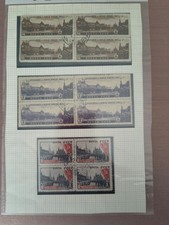 RUSSIA YR 1946,SC 1029-31,MI 1011-13,VICTORY PARAD , CTO,OG. Original.