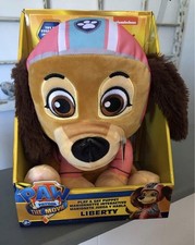 Paw Patrol The Movie Liberty Plush Play  Say Puppet Interactive Talks FREE S/H