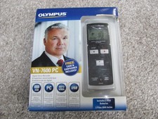 Olympus VN-7600PC Digital Voice Recorder 2GB MP3/WMA USB Includes Case Earphones