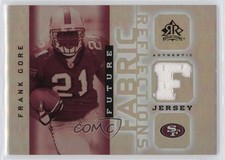 2005 Upper Deck Reflections Future Fabric Reflections Frank Gore #FFR-FG 2t7