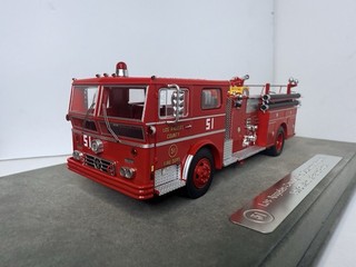 Fire Replicas 1/50 LA COUNTY FD 1973 Ward LaFrance ENGINE 51 EMERGENCY TV SHOW