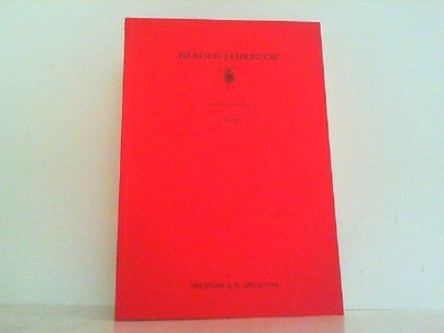 Herold-Jahrbuch. Neue Folge 3. Band von 1998. Bahl, Peter und Eckart Henning: