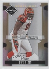 2008 Leaf Limited Phenoms Spotlight Gold 12/49 Pat Sims #275 0f6