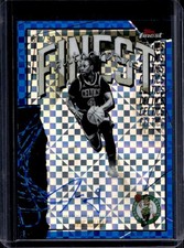 2025-26 Topps Finest Jrue Holiday Auto Blue X-Fractor #/99 Celtics