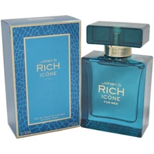 RICH ICONE * Johan B. 3.0 oz / 90 ml Eau de Toilette (EDT) Men Cologne Spray