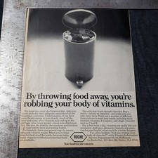 Vintage 1976 Roche Vitamins Print Ad Your Health is Our Concern