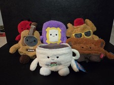 Bum Bumz Friends Complete Set of 6 Guitar Lobster Turkey Peephole Couch Mug