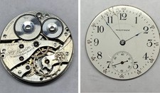Waltham Mass P.S. Bartlett 16s 17J Model 1899 PocketWatch Movement-W/Tin-Working