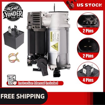 Air Suspension Compressor Pump + Relay 0025421319 For Mercedes CLS500 E280 S350