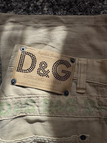 Vintage D&G Dolce & Gabbana Superior Denim Pants – Made in Italy W31 IT45 Y2K