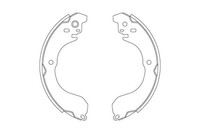 Trw GS8813 Bremsbacken Satz Handbremsbacken Hinten FüR Chrysler Dodge Jeep