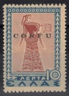 CORFU' (OCC. ITALIAN) 1941 10 lepta pink and blue (TIPY) MNH** ©