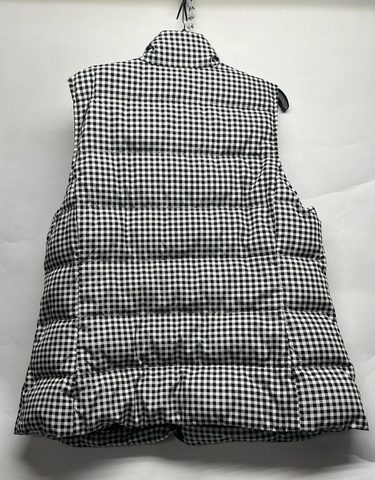 Chaleco acolchado a cuadros Jill Down XL negro/blanco para mujer (HU) Foto 4 de 4