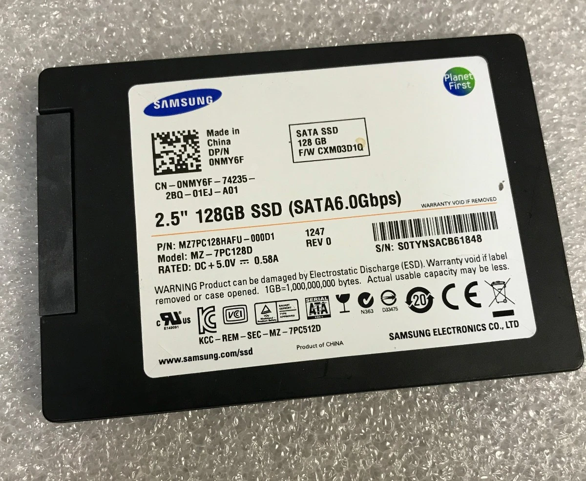 Samsung 128 GB Solid State Drives 2.5 in Form Factor for sale | eBay