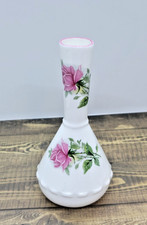 St. George Fine Bone China Bud Vase Pink Rose...