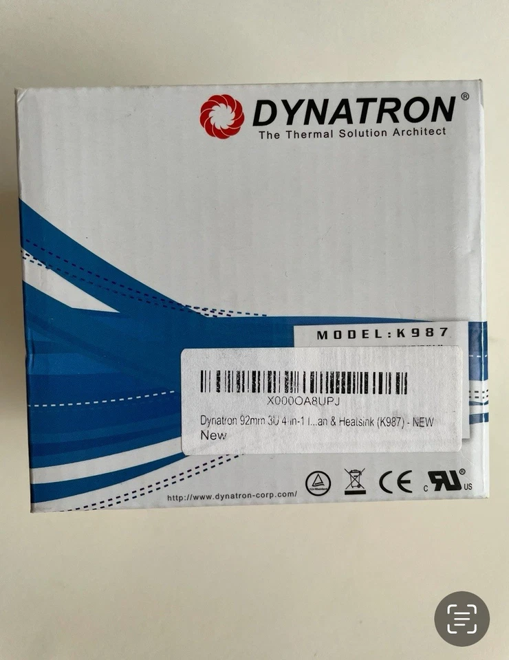 Dynatron 92mm 3U 4-in-1 Intel Fan & Heatsink K987 CPU Cooler Desktop/Workstation - Image 4 of 4